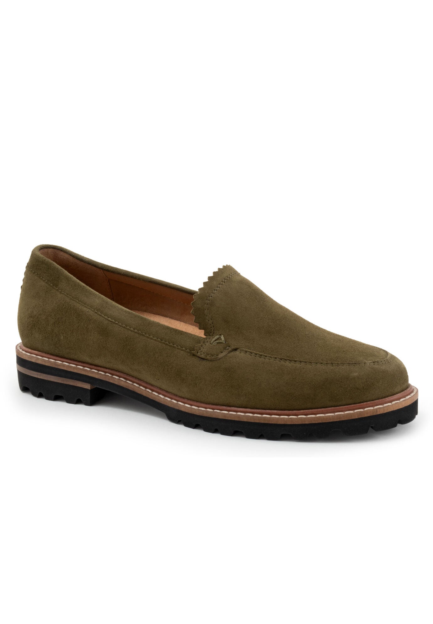 Fayth Loafer, OLIVE SUEDE, hi-res image number 0