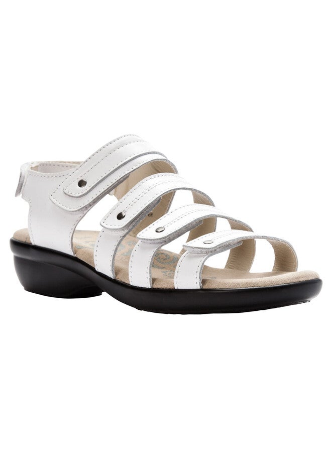 Aurora Sandals by Propet®, WHITE, hi-res image number null