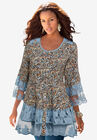 Illusion Lace Big Shirt, , hi-res image number null
