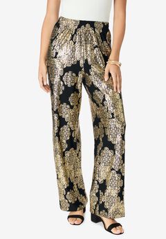Plus Size Wide Leg Pajama Pants