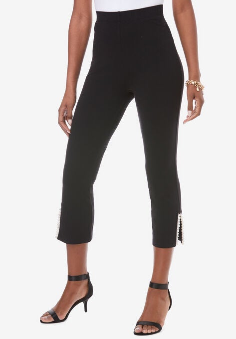 Pearl-Detail Capri, BLACK, hi-res image number null