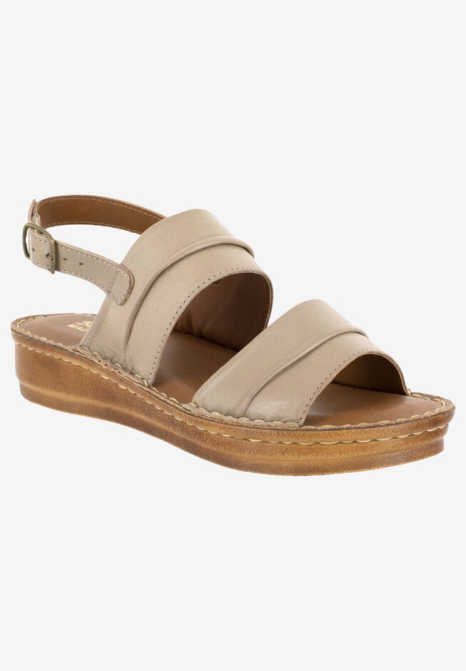 Jes-Italy Sandal , TAUPE LEATHER, hi-res image number 0