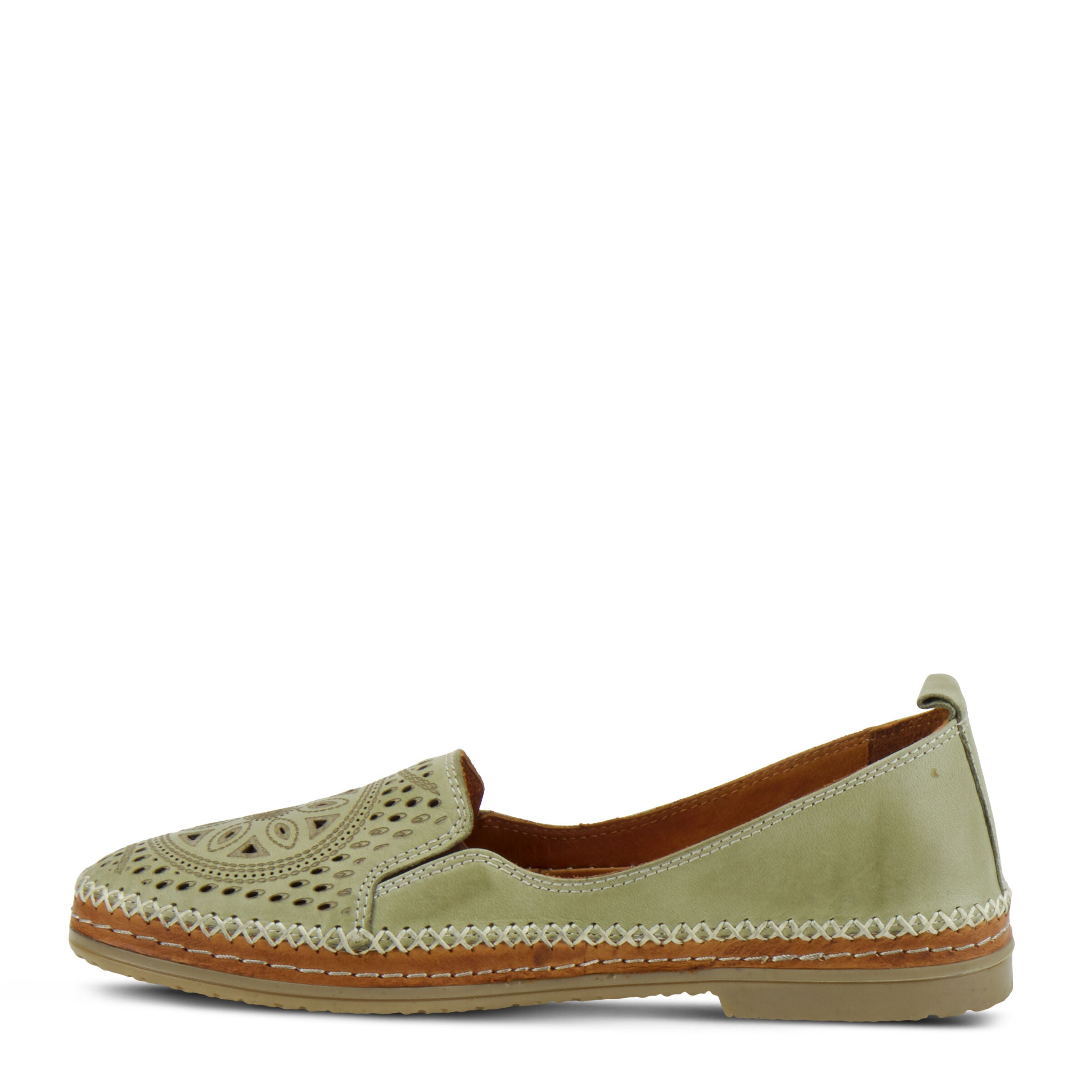 Ingrid Slip-On, OLIVE GREEN, alternate image number 2