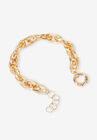 Chain Link Bracelet, GOLD, hi-res image number null