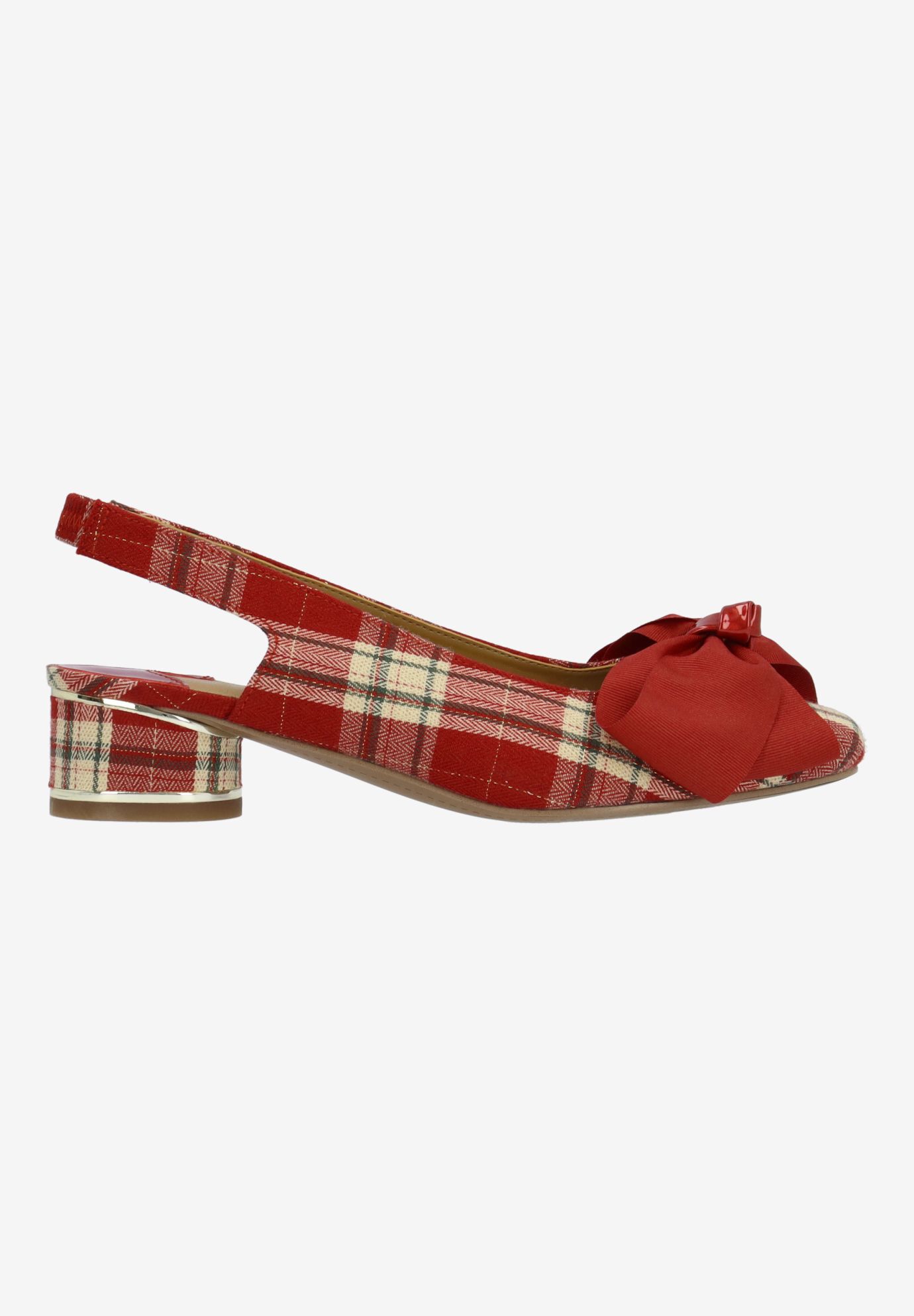 Lazule Slingback Pump, RED, alternate image number 3