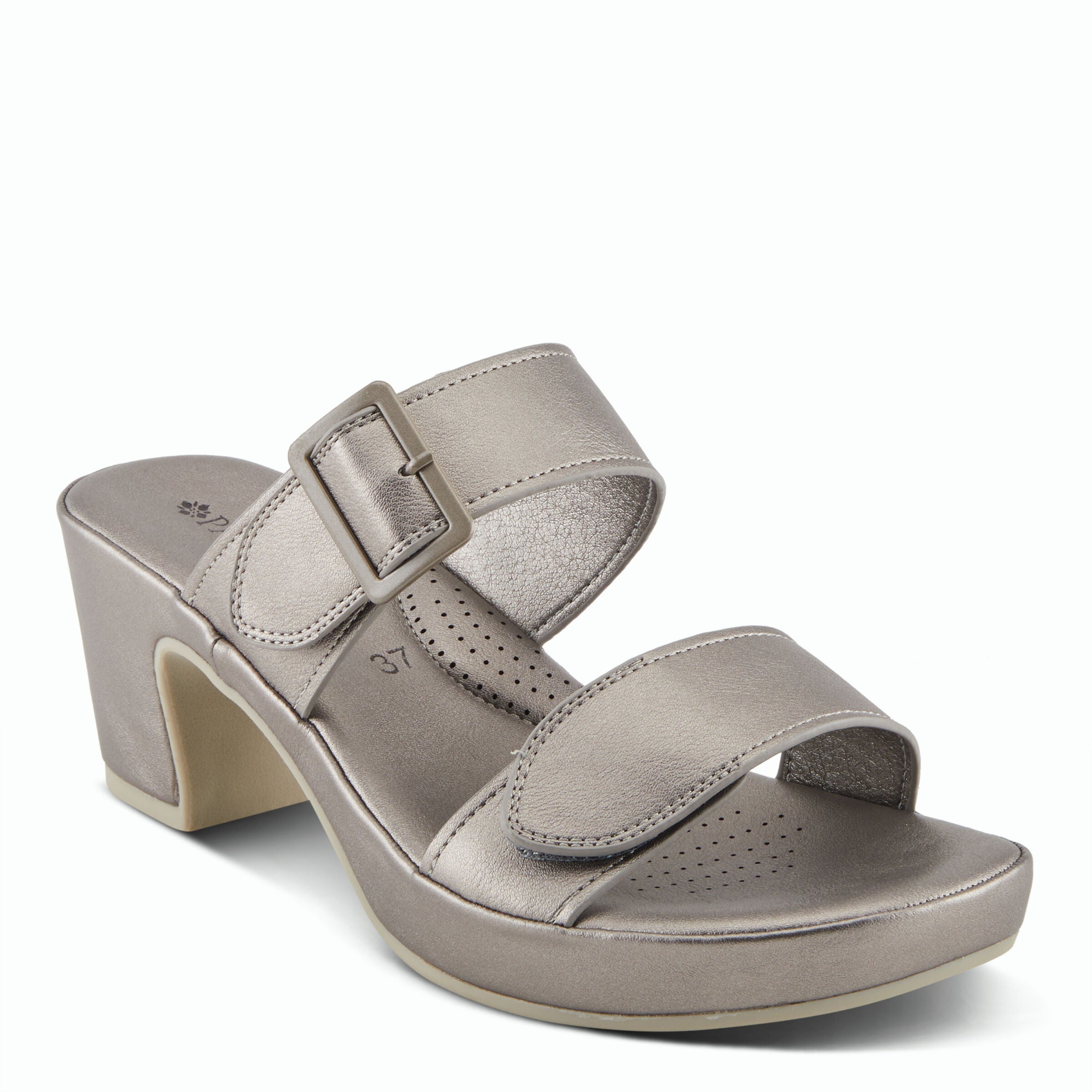 Sancia Sandal, PEWTER, alternate image number 7