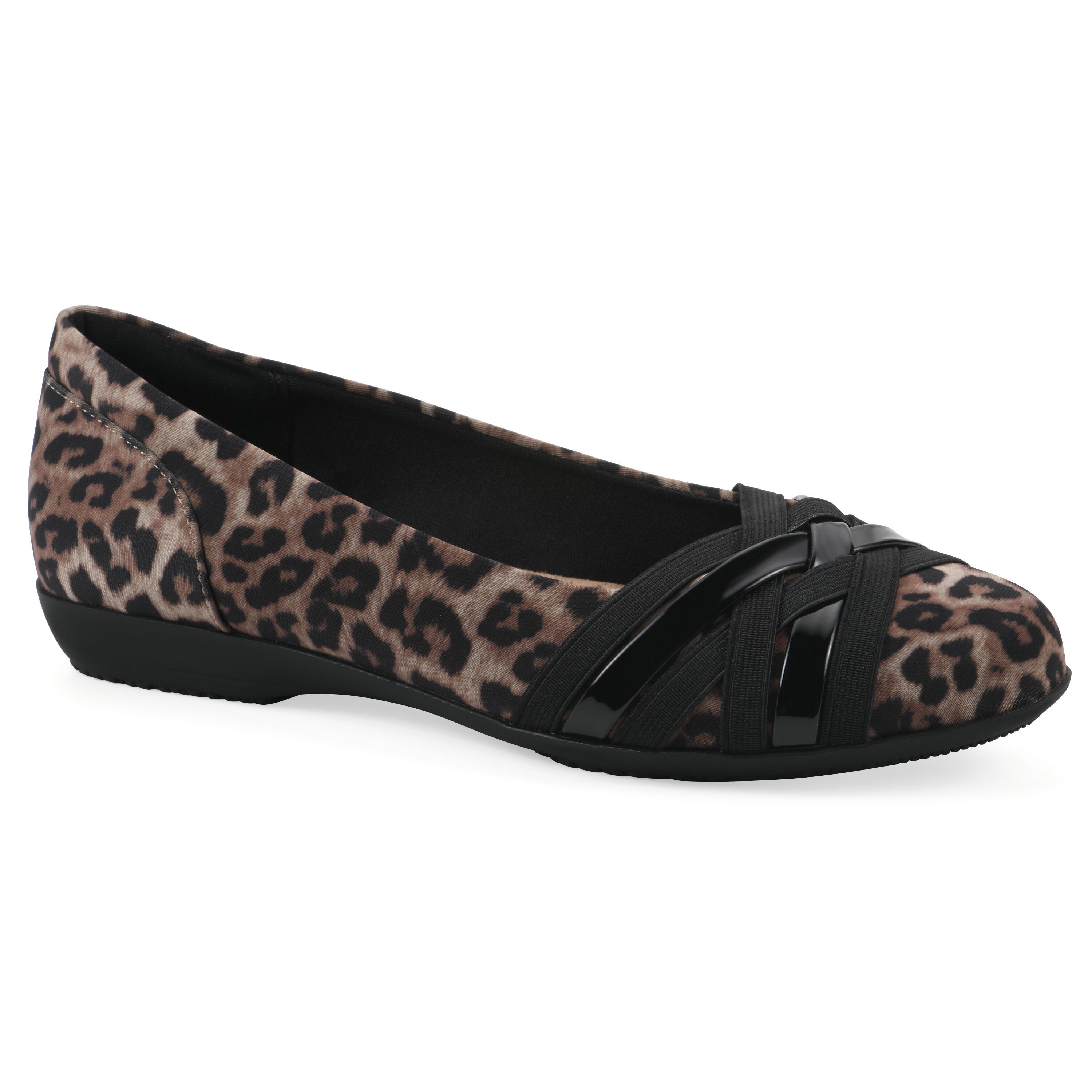 Chic Ballet Flat, TAN LEOPARD NYLON, hi-res image number 0