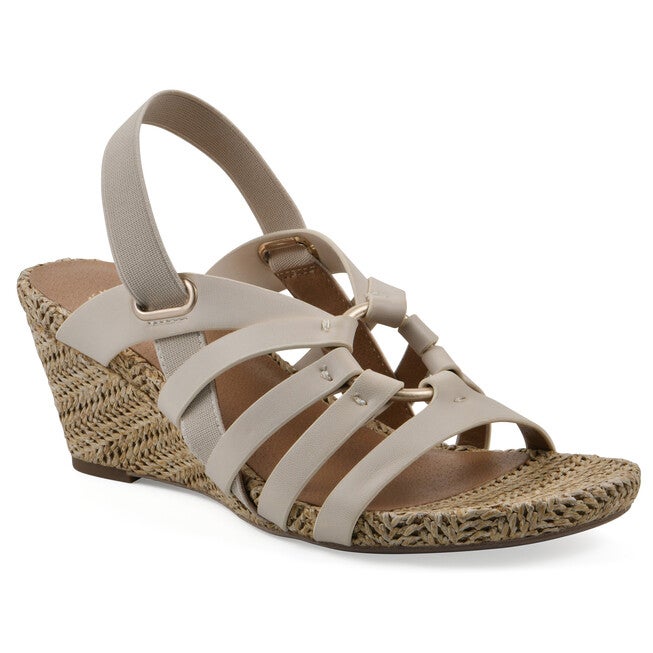 Ataps Wedge Sandal, EGGSHELL SMOOTH, hi-res image number 0