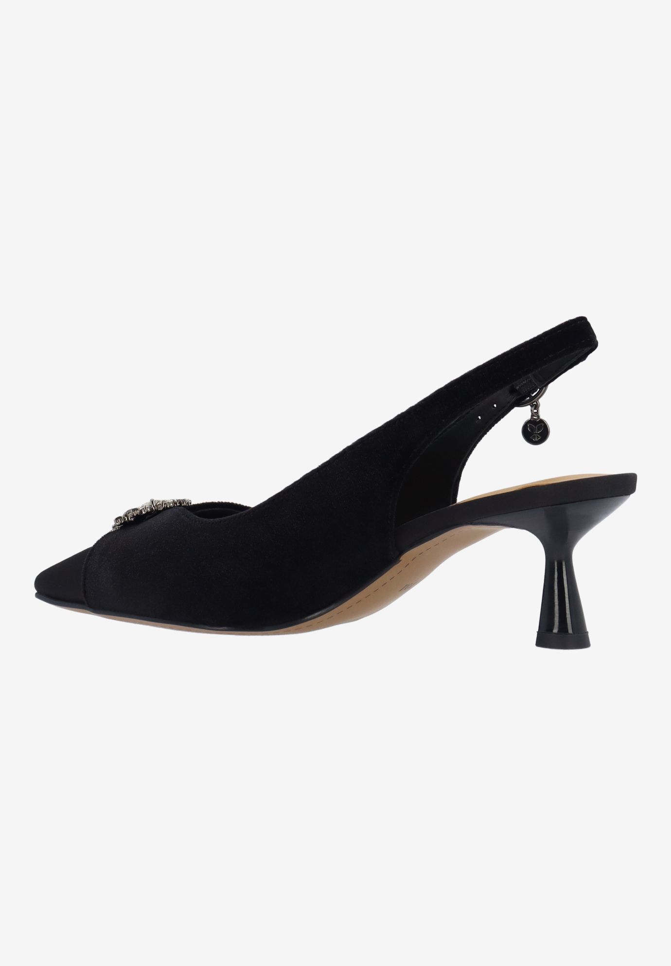 Brivella Sling Back Pump, BLACK, alternate image number 5
