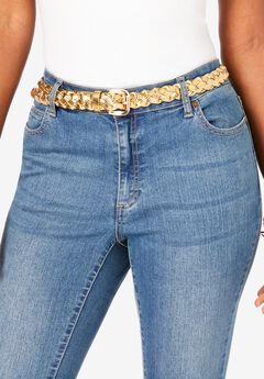 Metallic Braided Belt