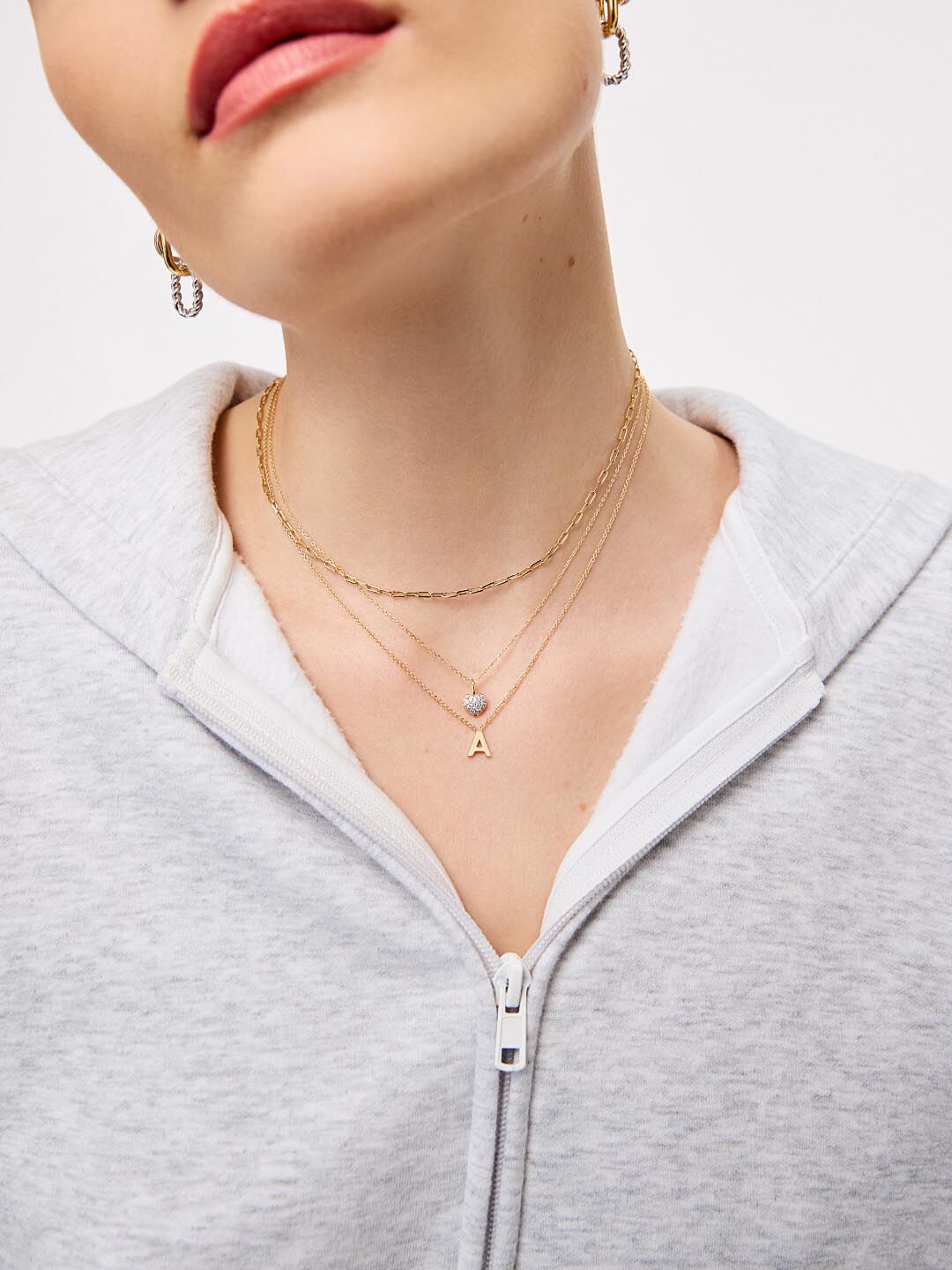 Gold Heart Necklace - Ellery, GOLD, alternate image number 6