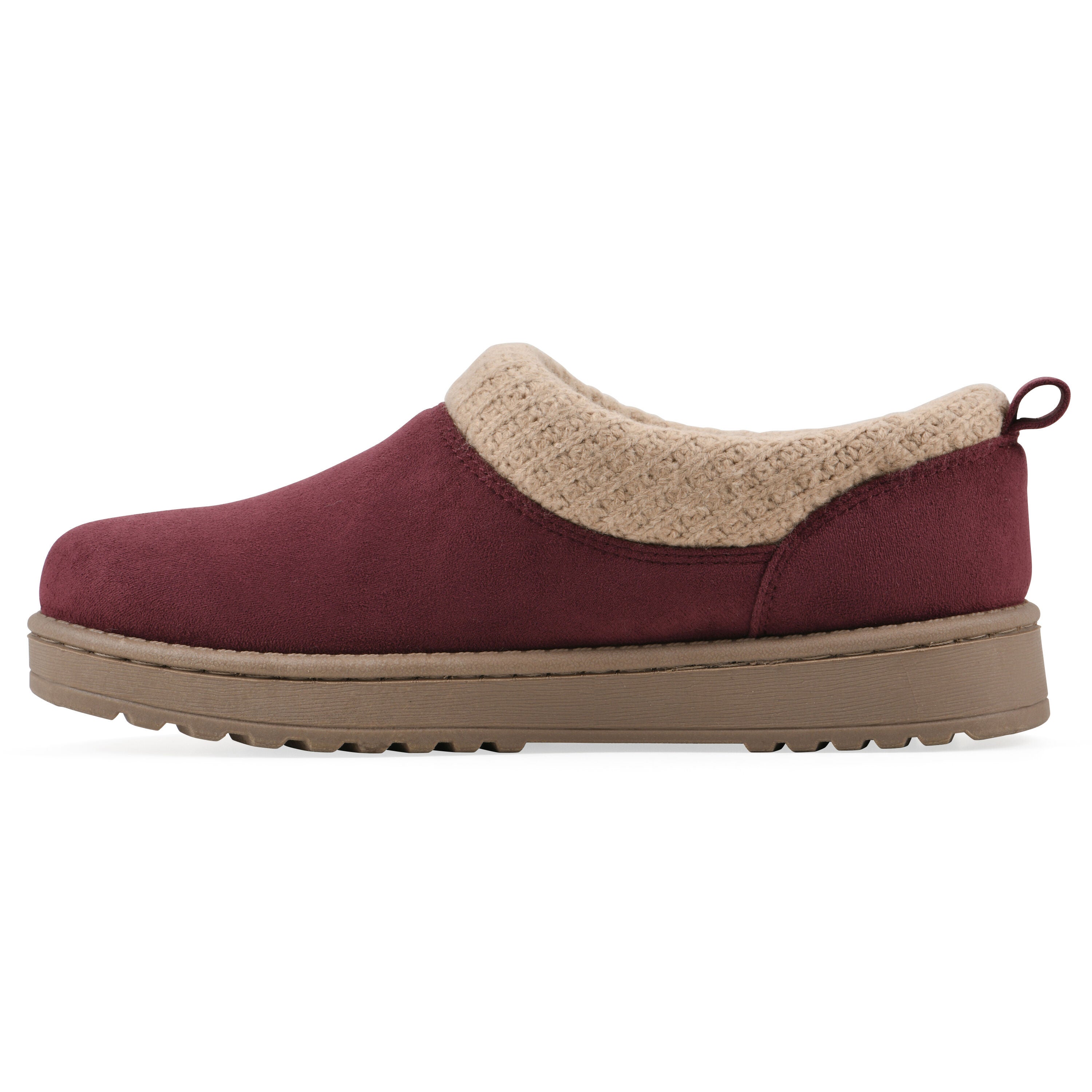 Iceboat Slip-on Clog, BURGUNDY FABRIC, alternate image number 3
