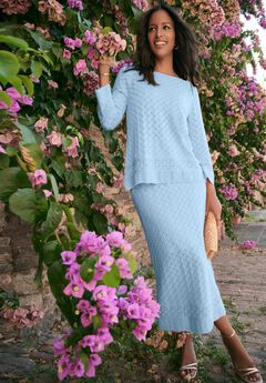 Soft Pointelle Sweater