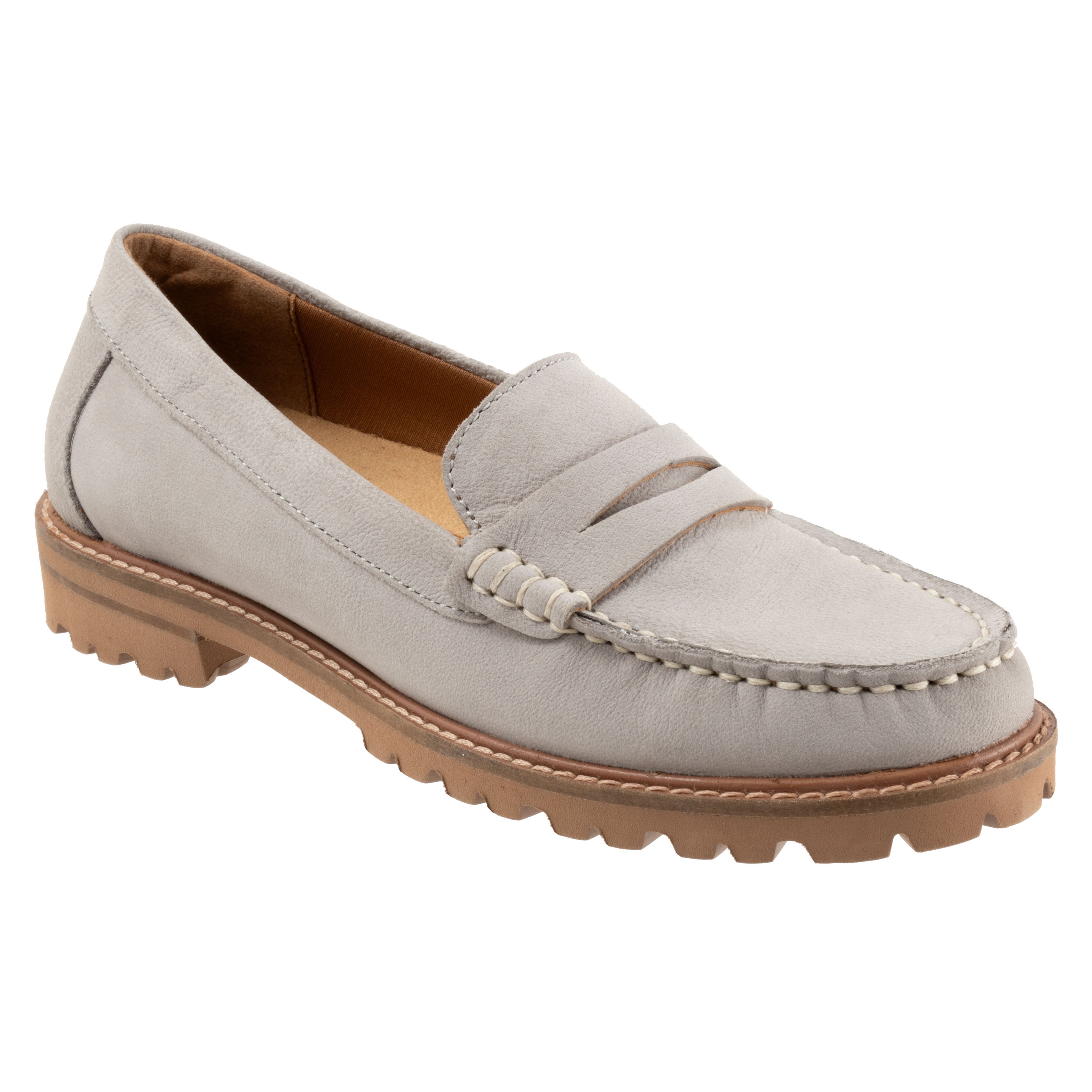 Francey Flat, MID GREY NUBUCK, hi-res image number 0