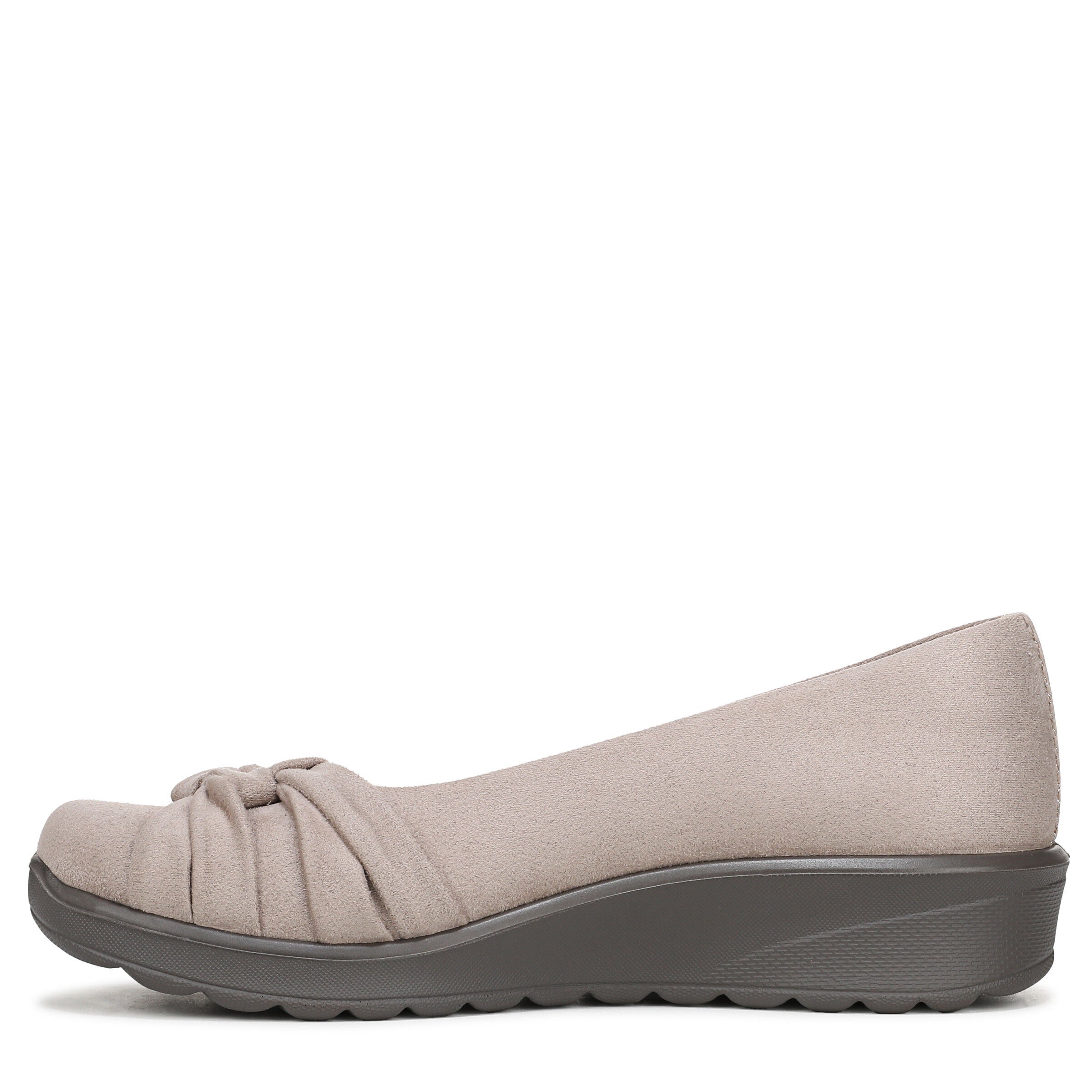 Glamour Accent Knots Wedge Flat, SIMPLY TAUPE FABRIC, alternate image number 5