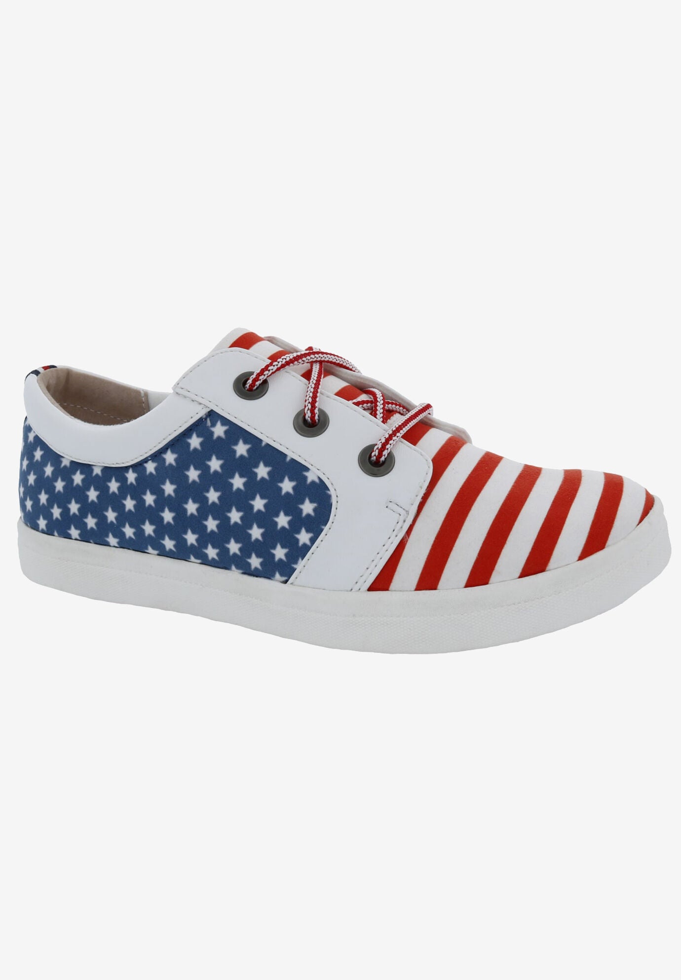 Drew Ruby Flats, AMERICANA FABRIC, hi-res image number 0