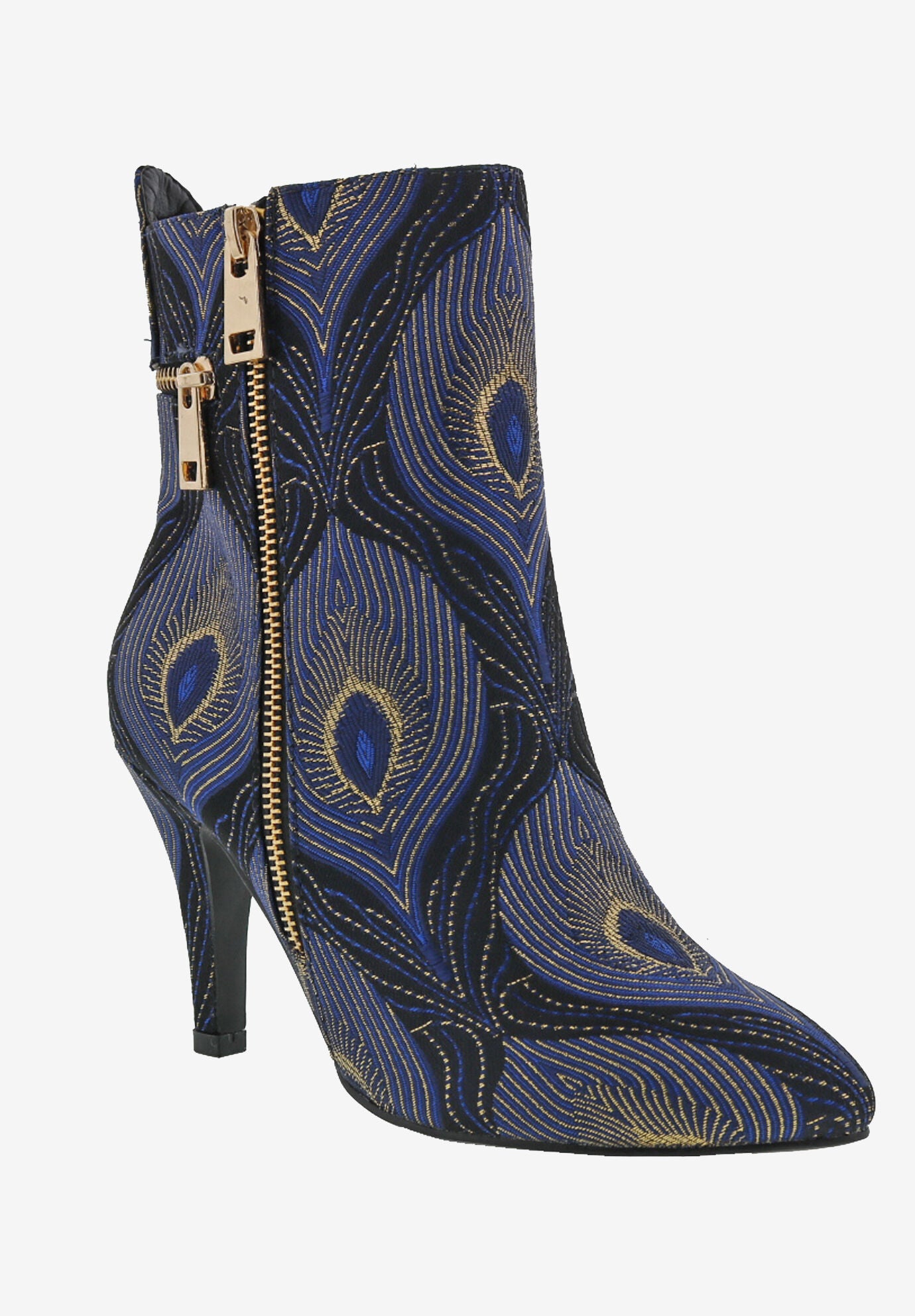 Claudette Bootie, NAVY GOLD COMBO, hi-res image number 0