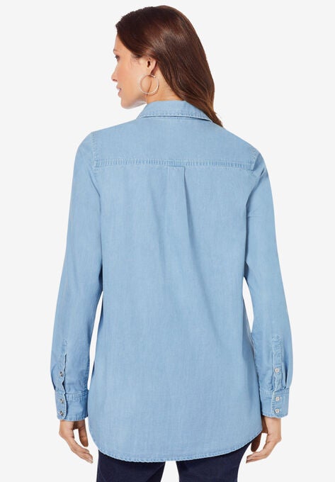 Olivia Denim Big Shirt, , on-hover image number null
