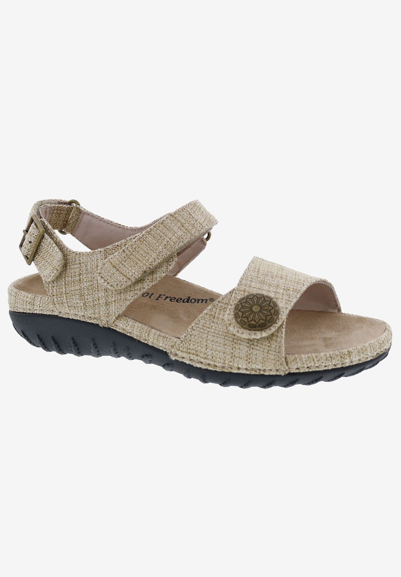 Drew Workaroud Sandals, NATURAL FABRIC, hi-res image number 0