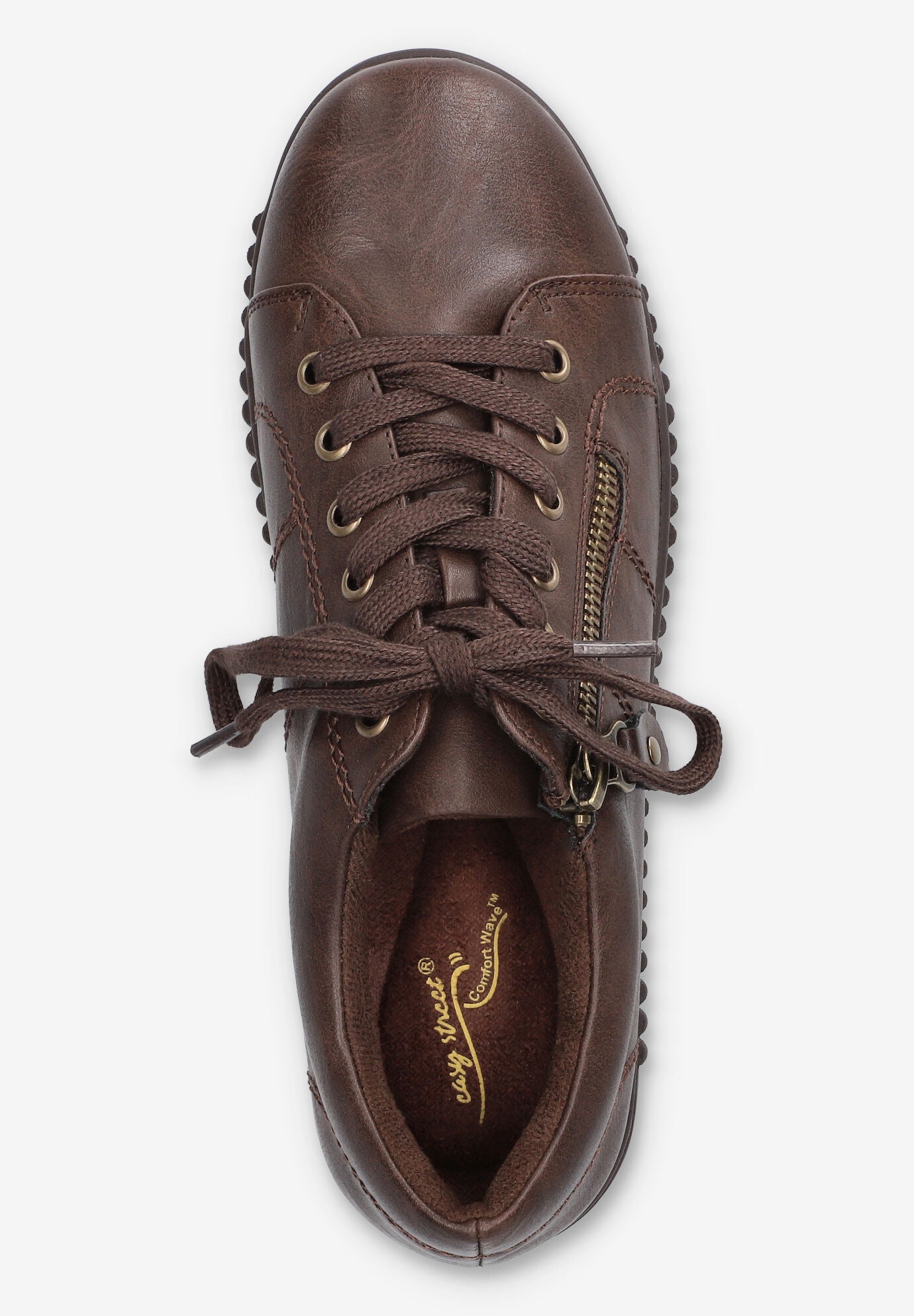 Novie Platform Sneaker, BROWN, alternate image number 6