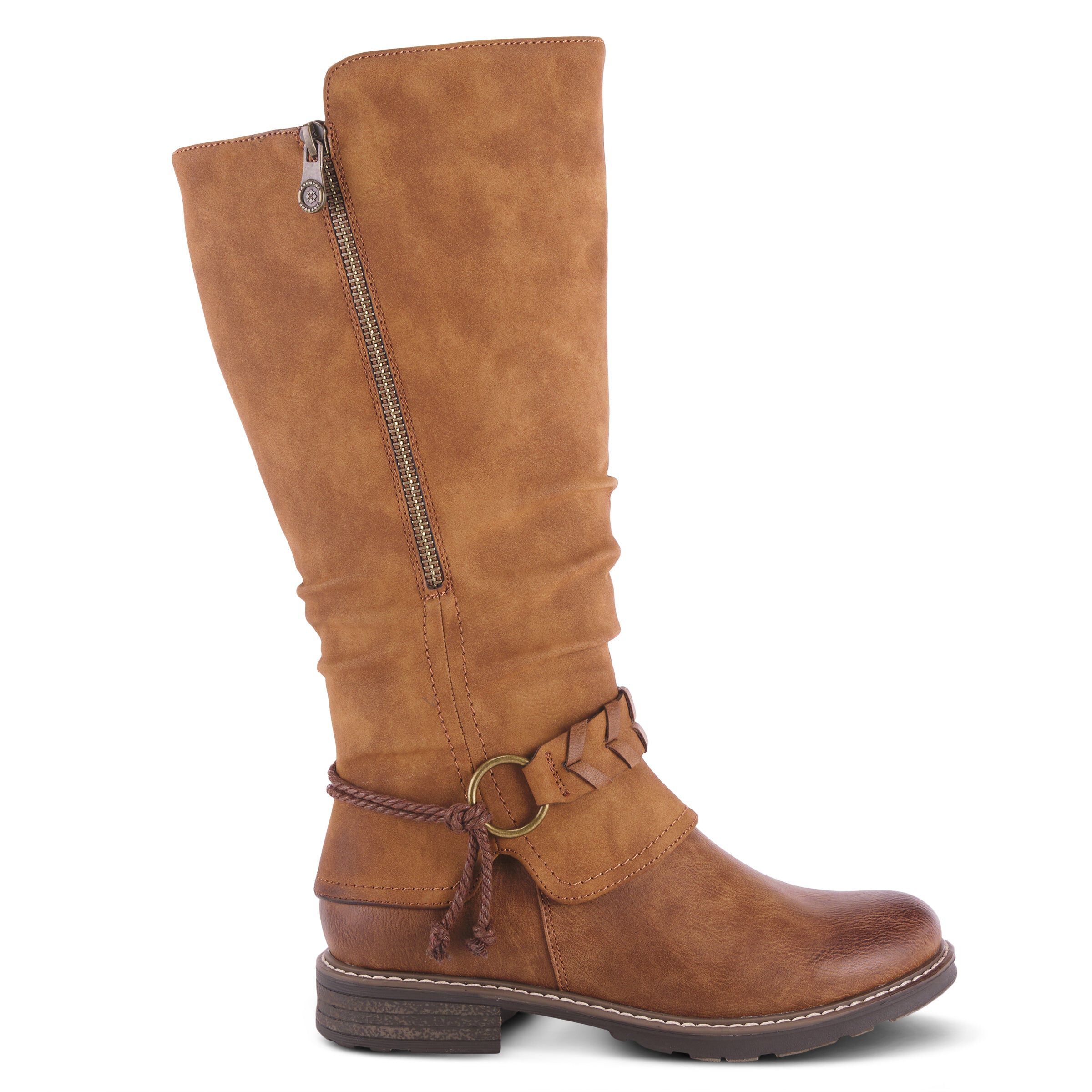 Kabuta Tall Boots, BROWN, alternate image number 4
