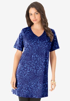 Short-Sleeve V Neck Ultimate Tunic