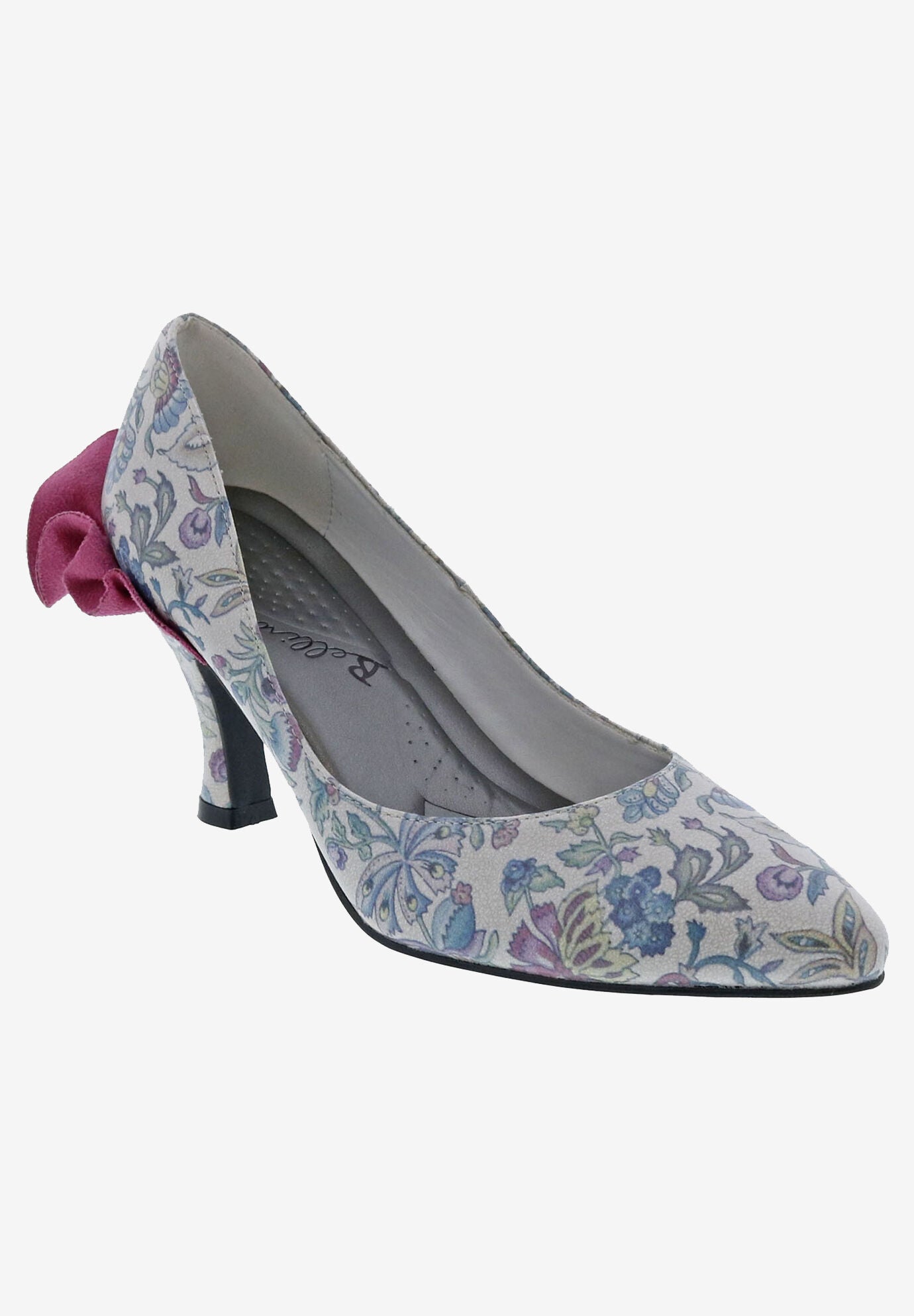 Clarise Pump, PURPLE FLORAL, hi-res image number 0