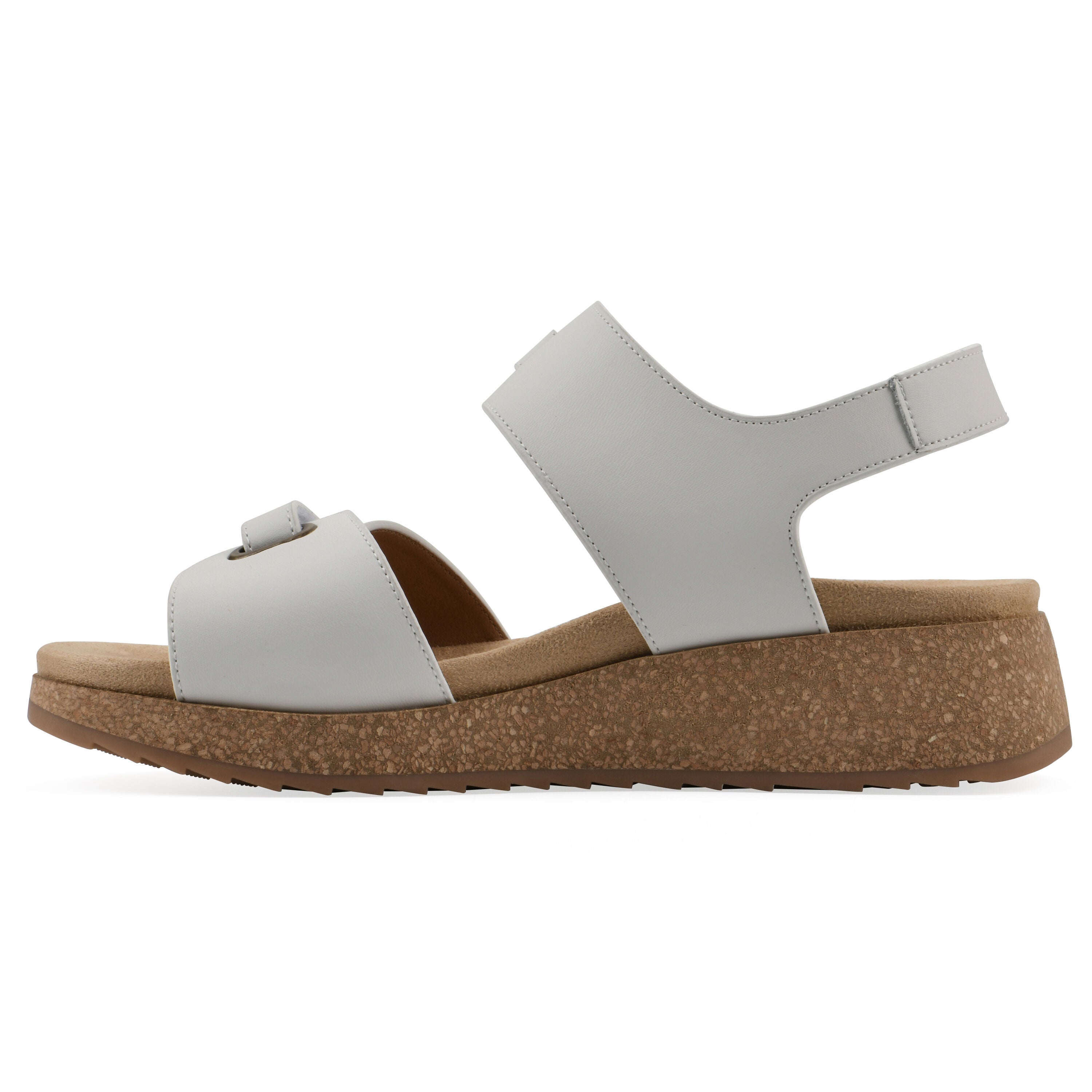 Gelato Wedge Sandal, WHITE LEATHER, alternate image number 3