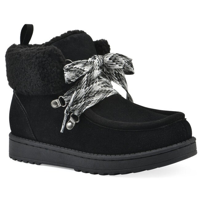 Icebox Faux Fur Leather Bootie, BLACK SUEDE, hi-res image number 0