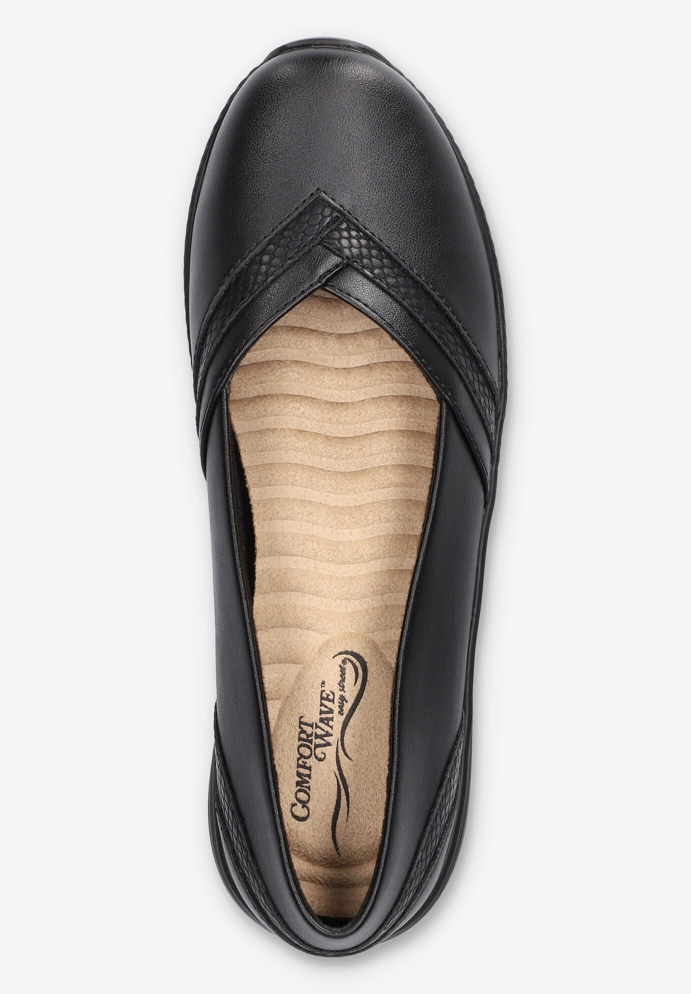 Kiera Comfort Flat, BLACK, alternate image number 6