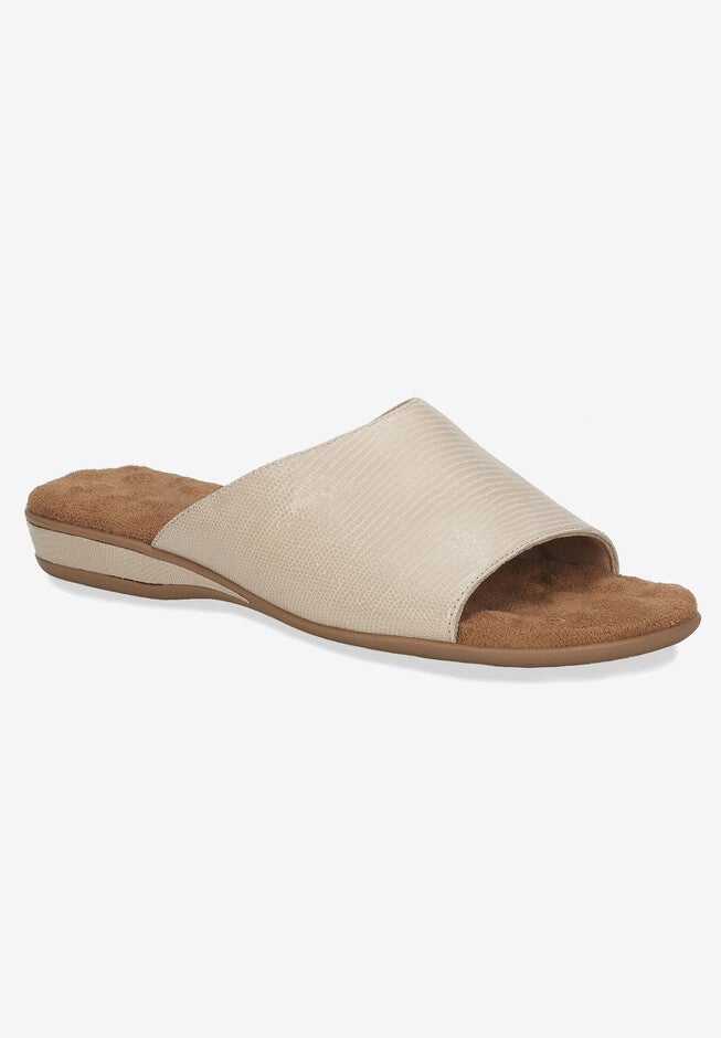 Cam Ii Slide Sandal, NATURAL PATENT LIZARD, hi-res image number 0