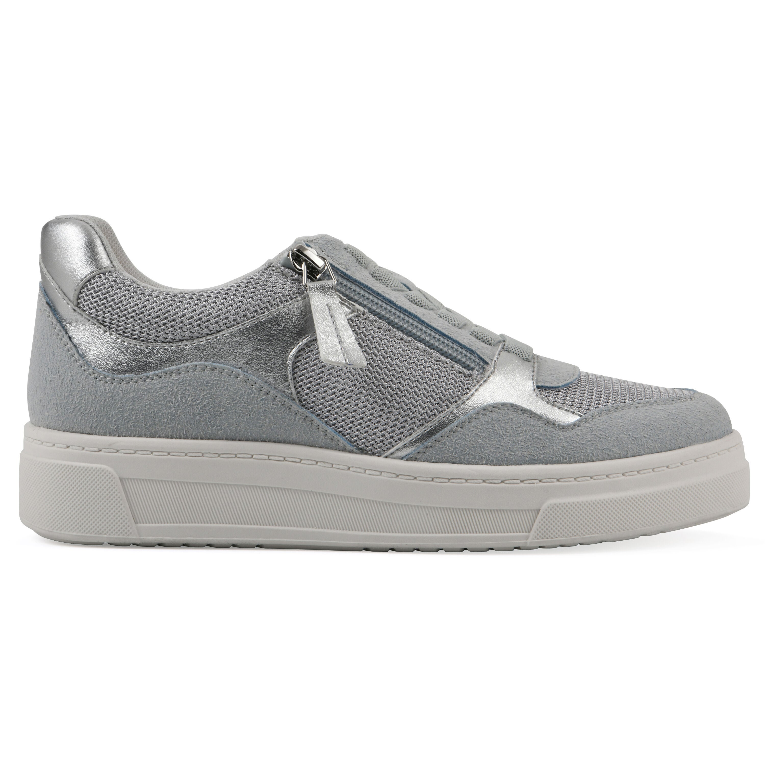 Uplit Slip On Sneaker, LIGHT BLUE SILVER, alternate image number 2