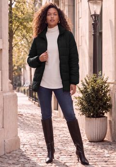 Plus Size Lightweight Quilted Jacket