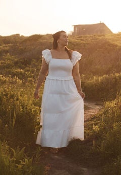 Smocked Tiered Maxi Dress