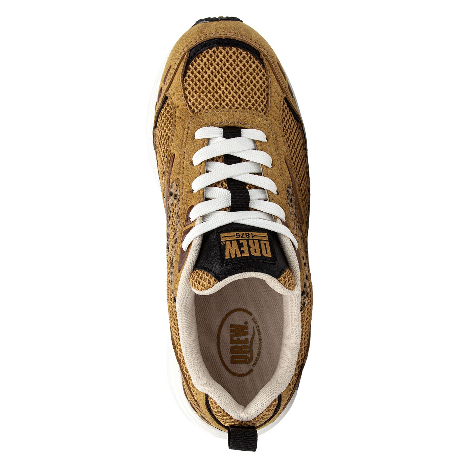 Fiona Arch Support Sneaker, TAN LEOPARD, alternate image number 5