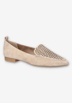 Alessi Perf Pointed Toe Flat