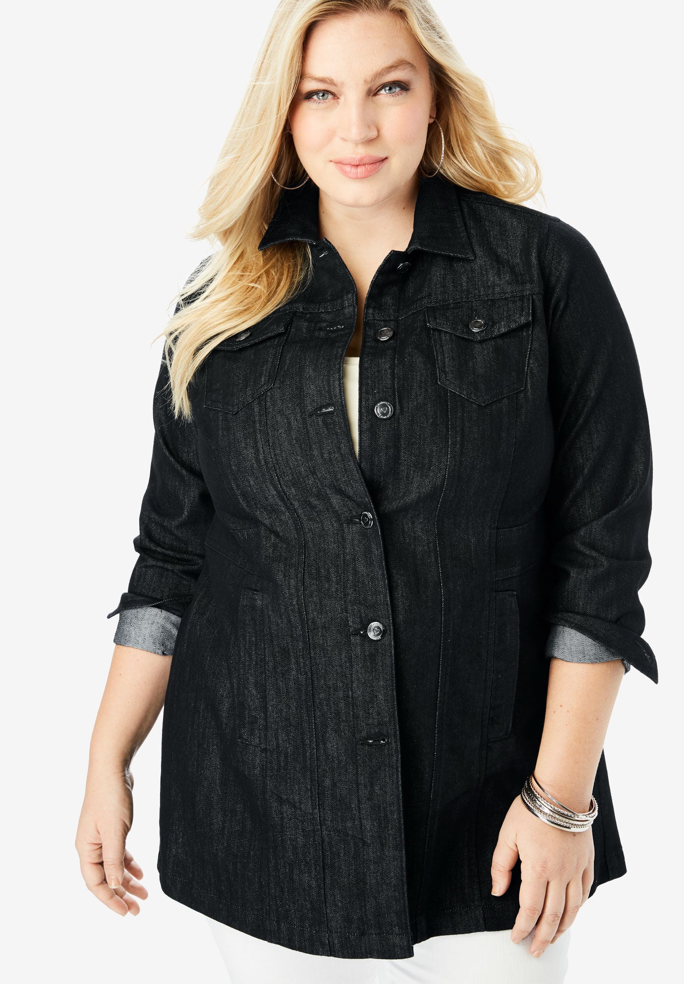 roamans denim jacket