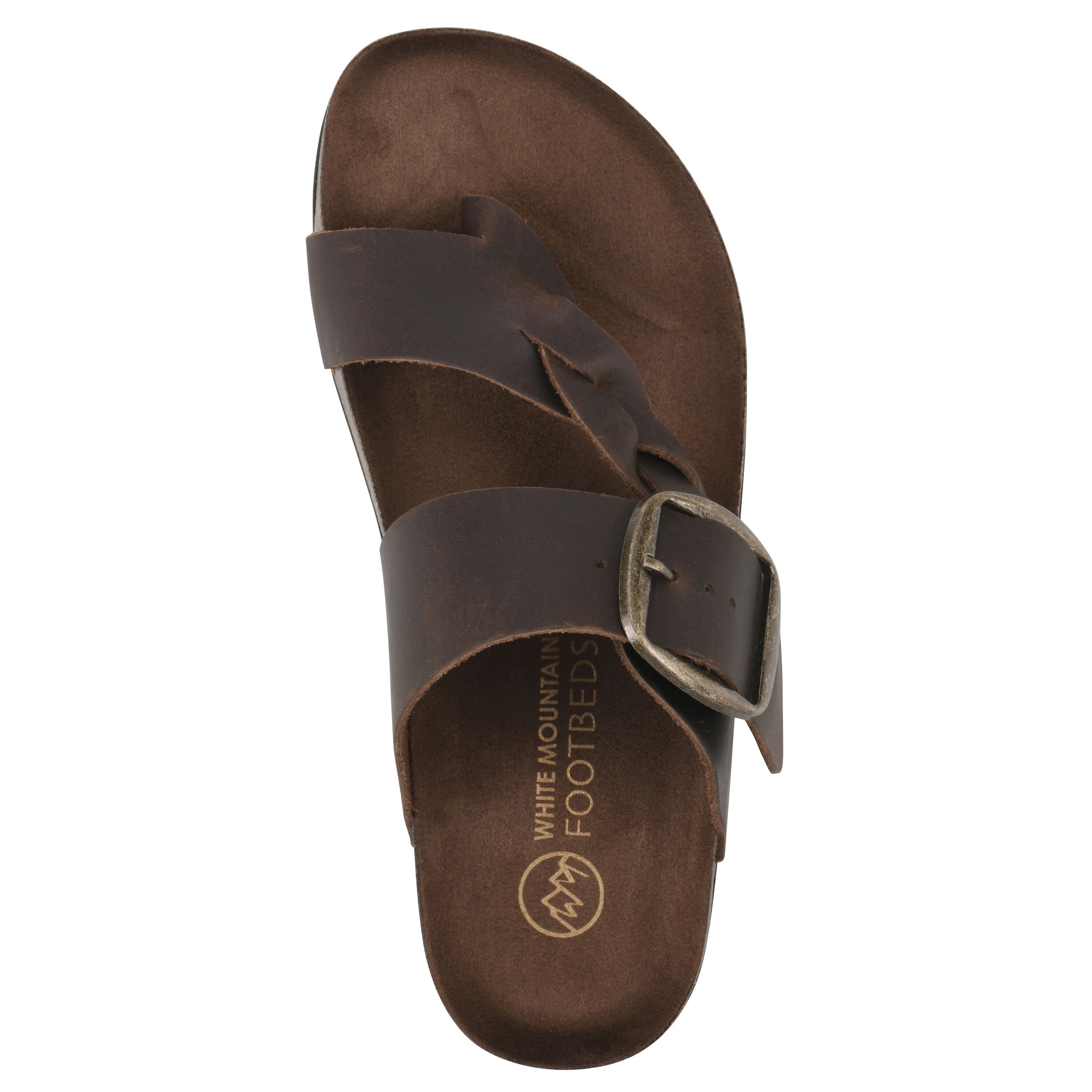 Harleta Footbeds Sandal, BROWN LEATHER, alternate image number 4