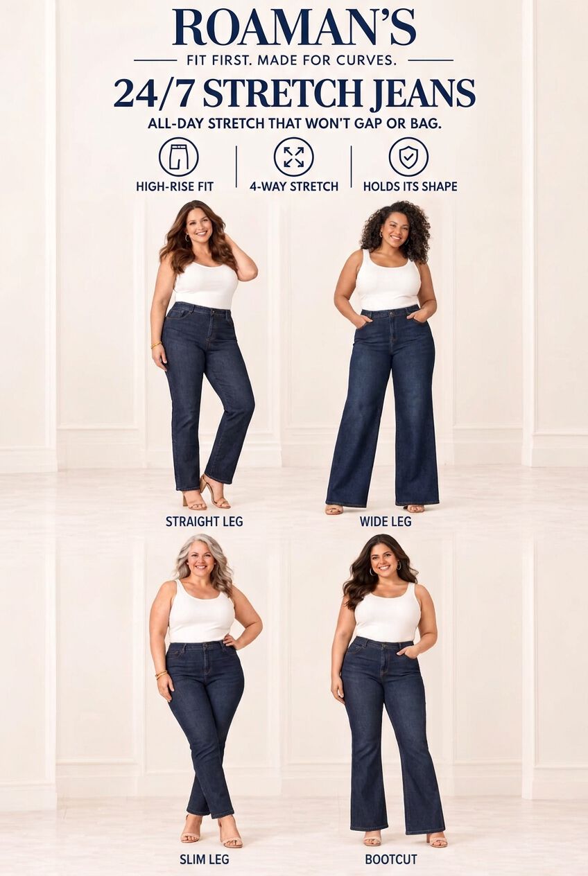 Plus Size 24/7 Straight Leg Jean, , on-hover image number 1
