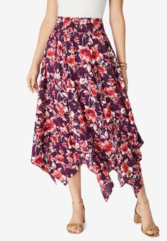 Handkerchief Hem Skirt