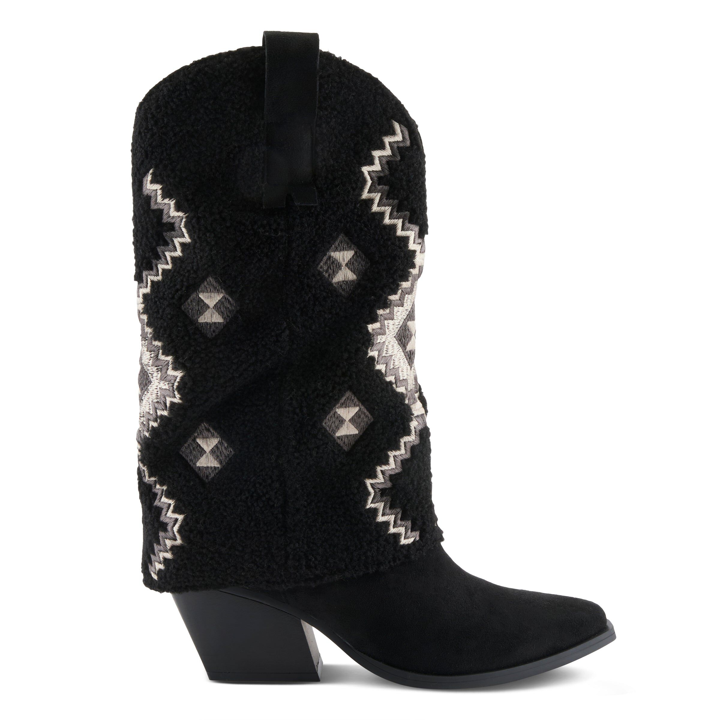 Westee Mid Calf Boots, BLACK, alternate image number 4