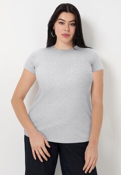 Ribbed Crewneck Top