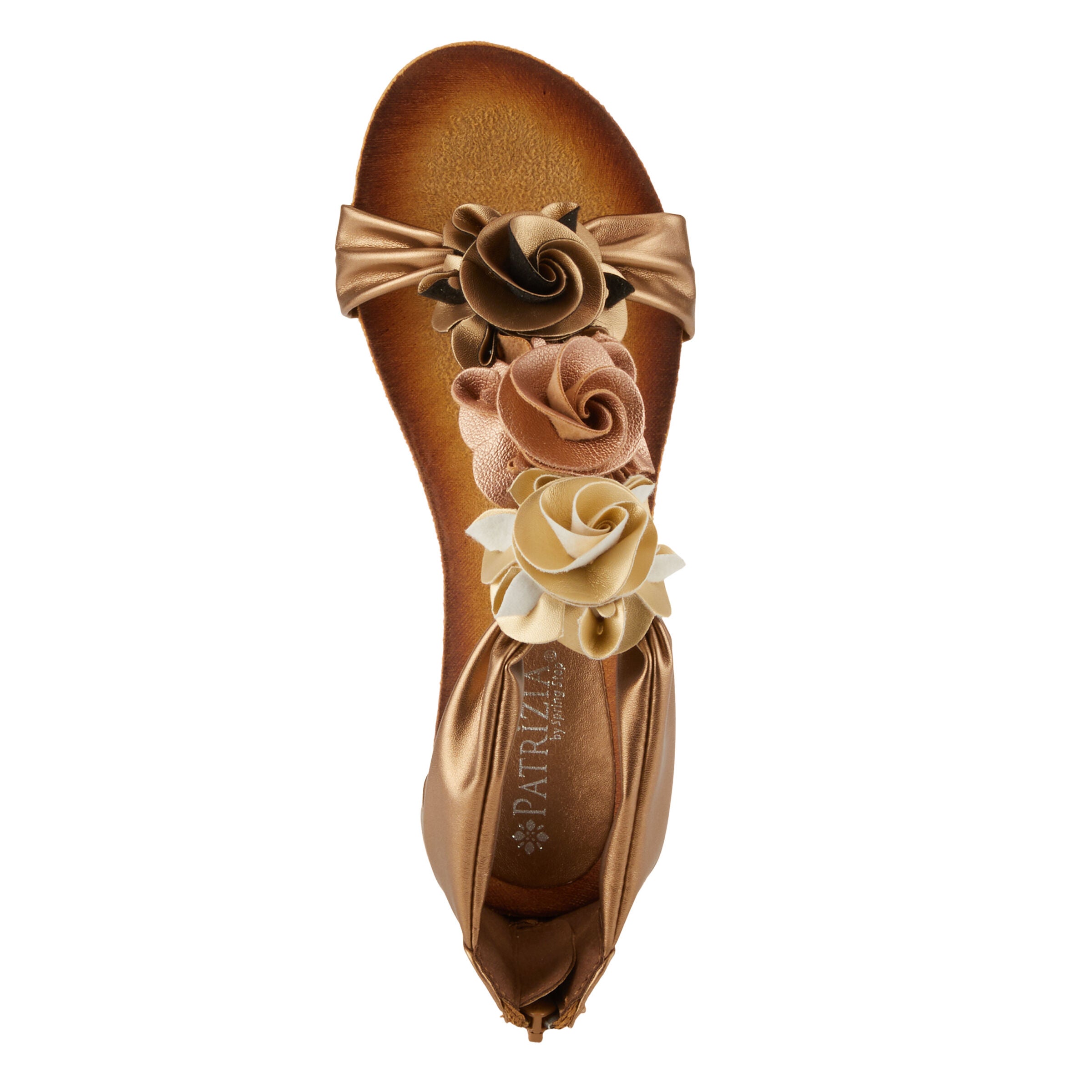 Harlequin T-Strap Sandal, GOLD, alternate image number 3