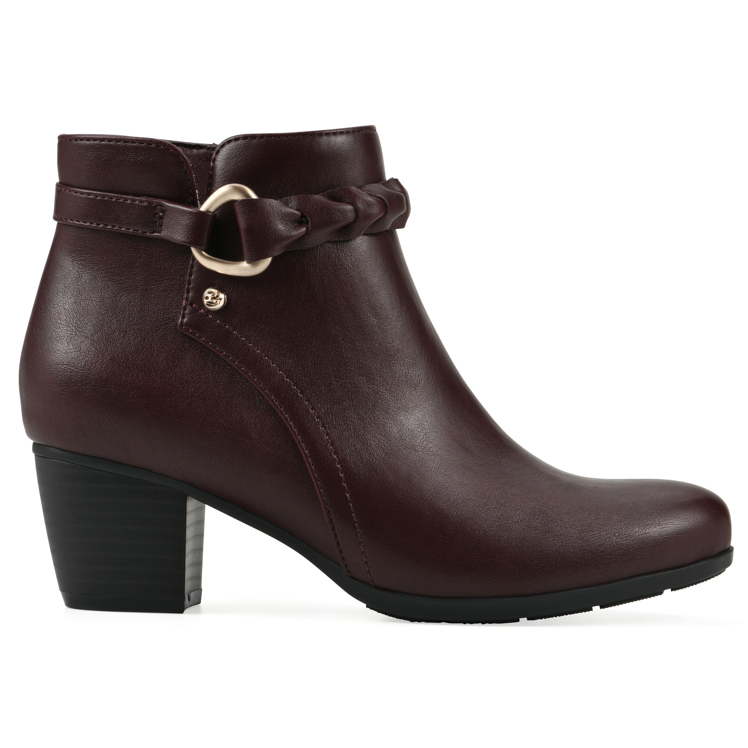 Anslie Bootie, BURGUNDY, alternate image number 2