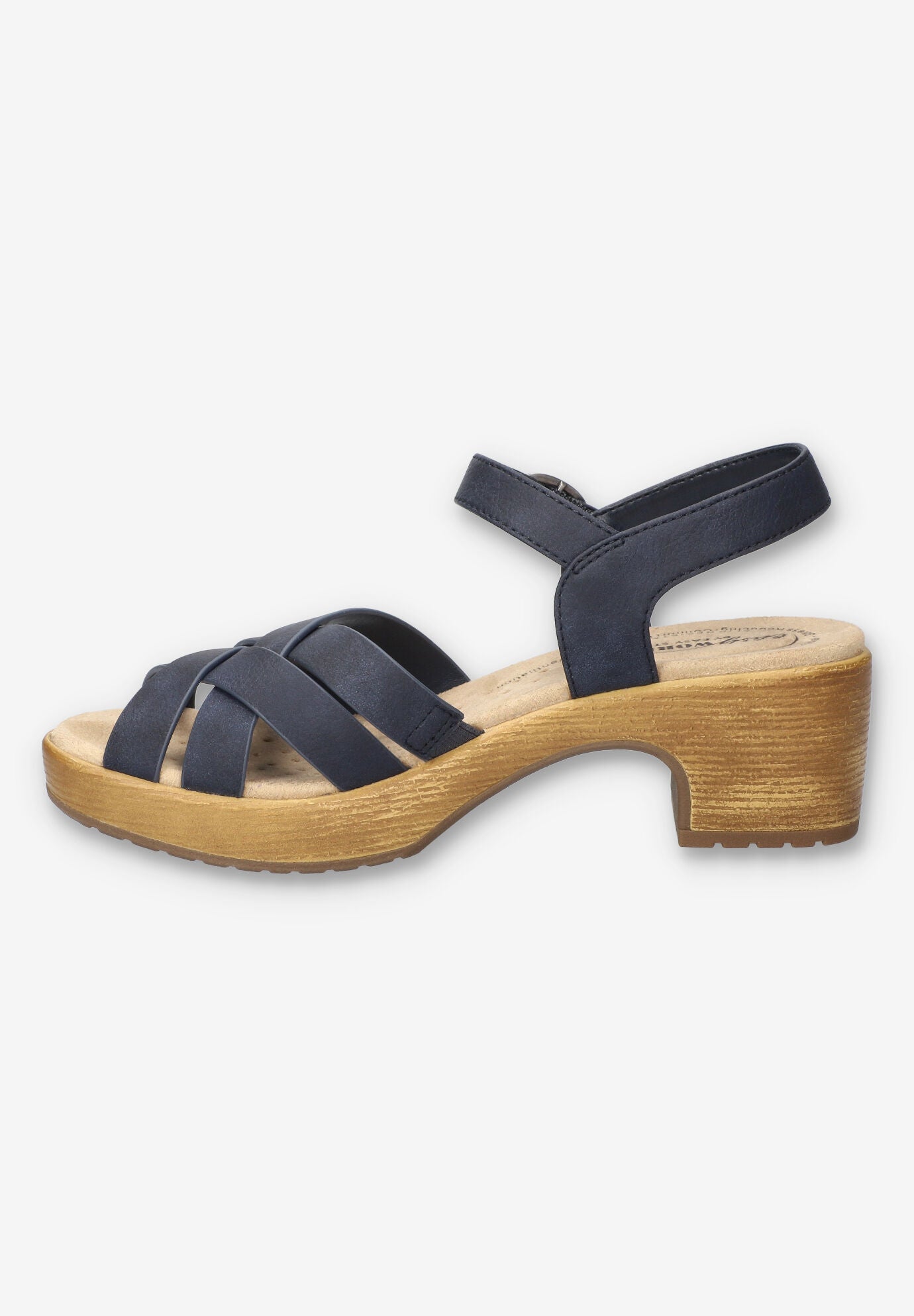 Miyah Slip-Resistant Sandal, NAVY, alternate image number 4