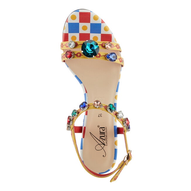 Fabfash Sandal, YELLOW MULTI, alternate image number null