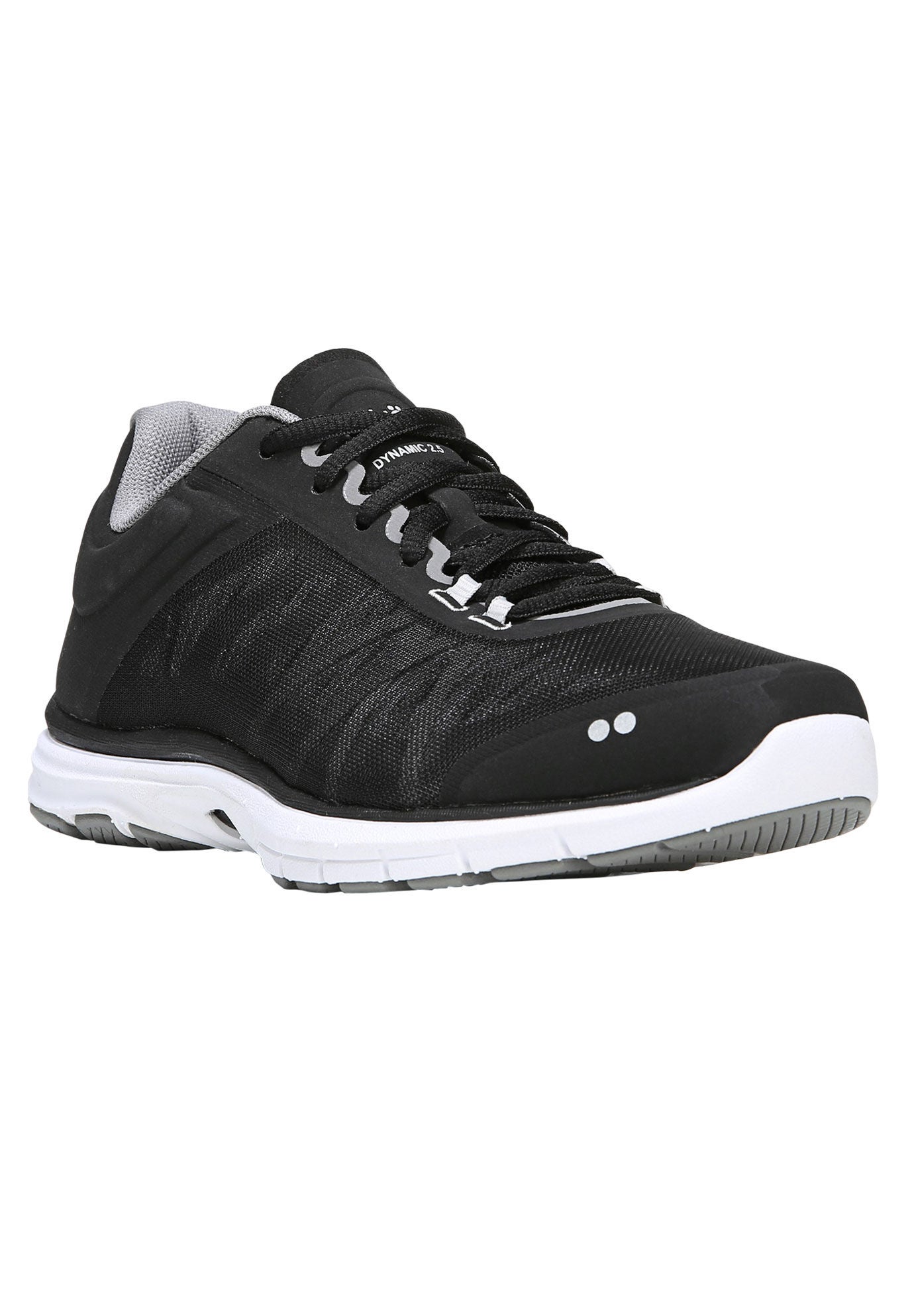 Dynamic 2.5 Sneakers by Ryka&reg;, BLACK GREY SILVER, hi-res image number 0