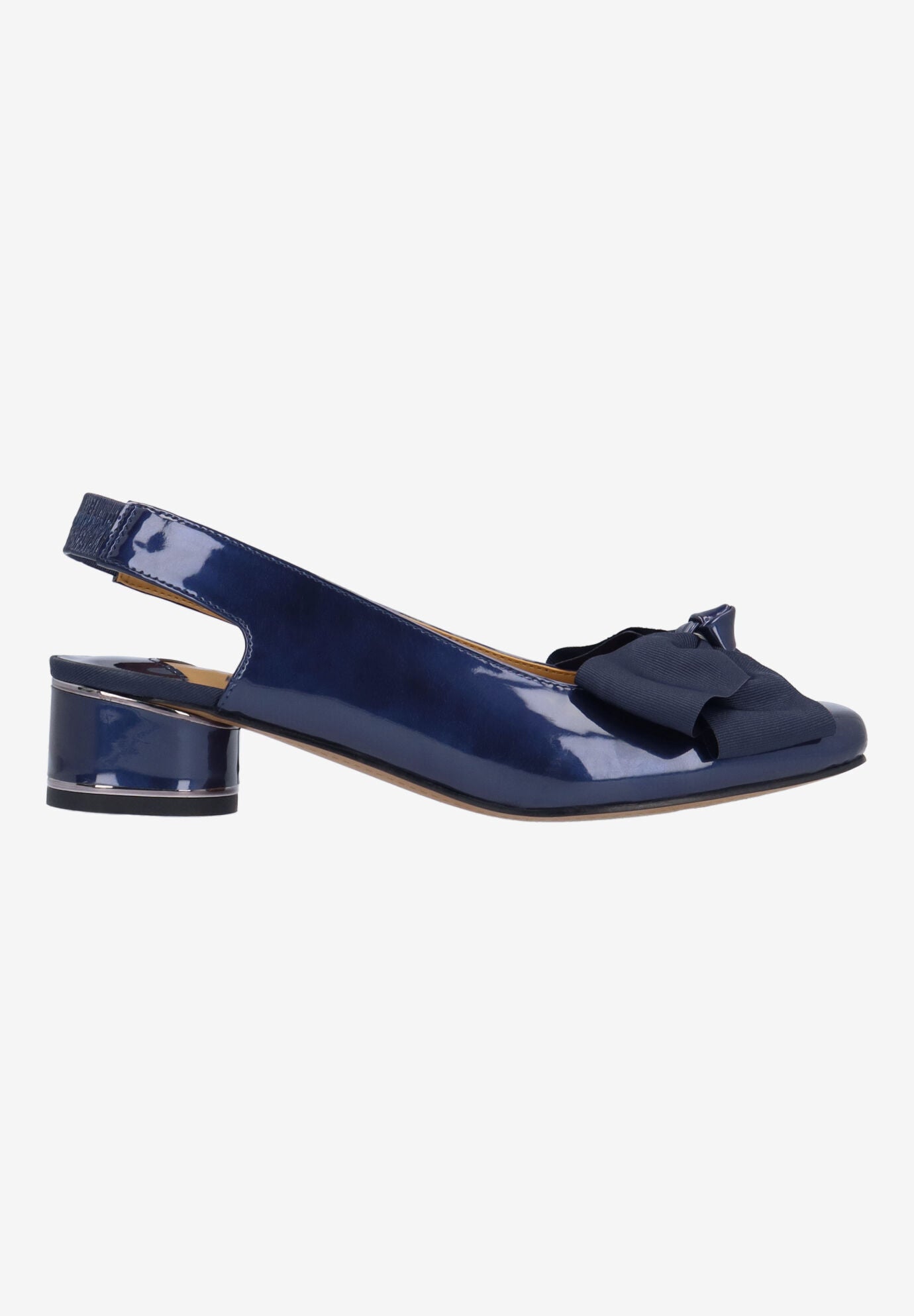 Lazule Slingback Pump, NAVY, alternate image number 3