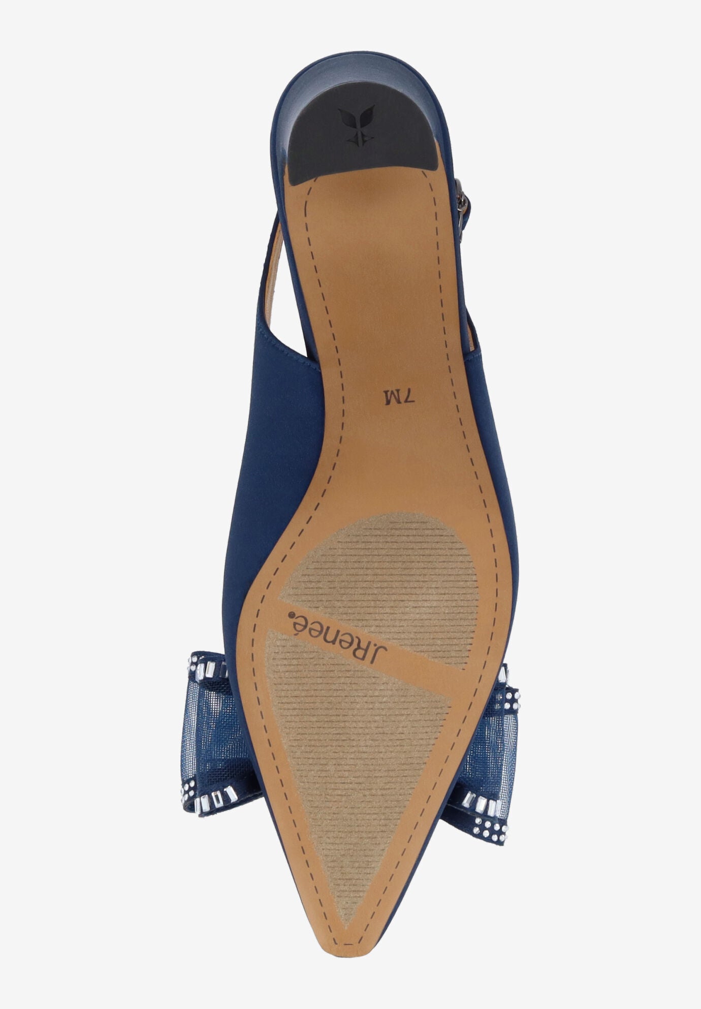 Kalindra Slingback Pump, NAVY, alternate image number 6
