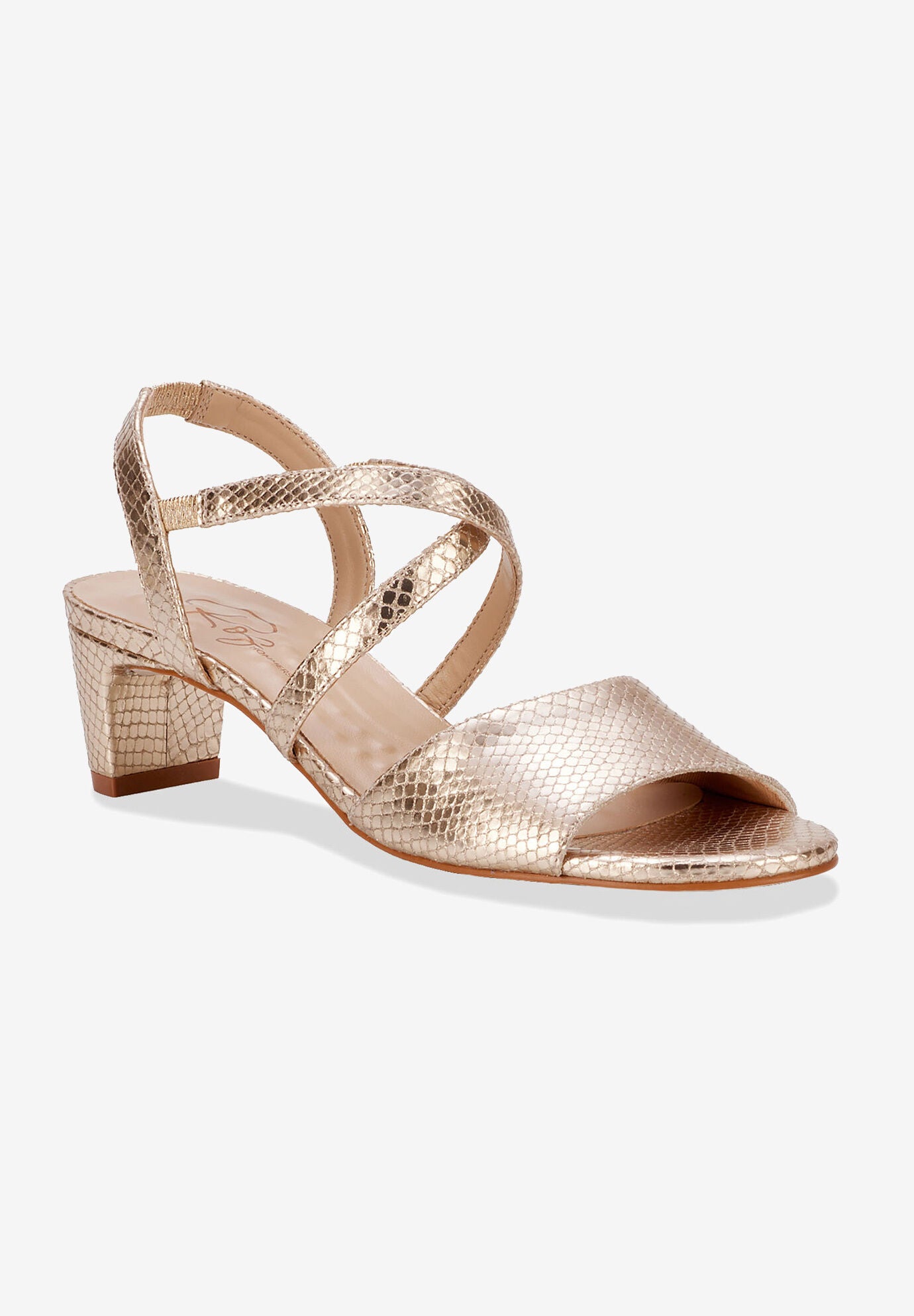 Liza Sandal, GOLD SNAKE LEATHER, hi-res image number 0